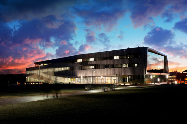 Hunt Library at Sunset