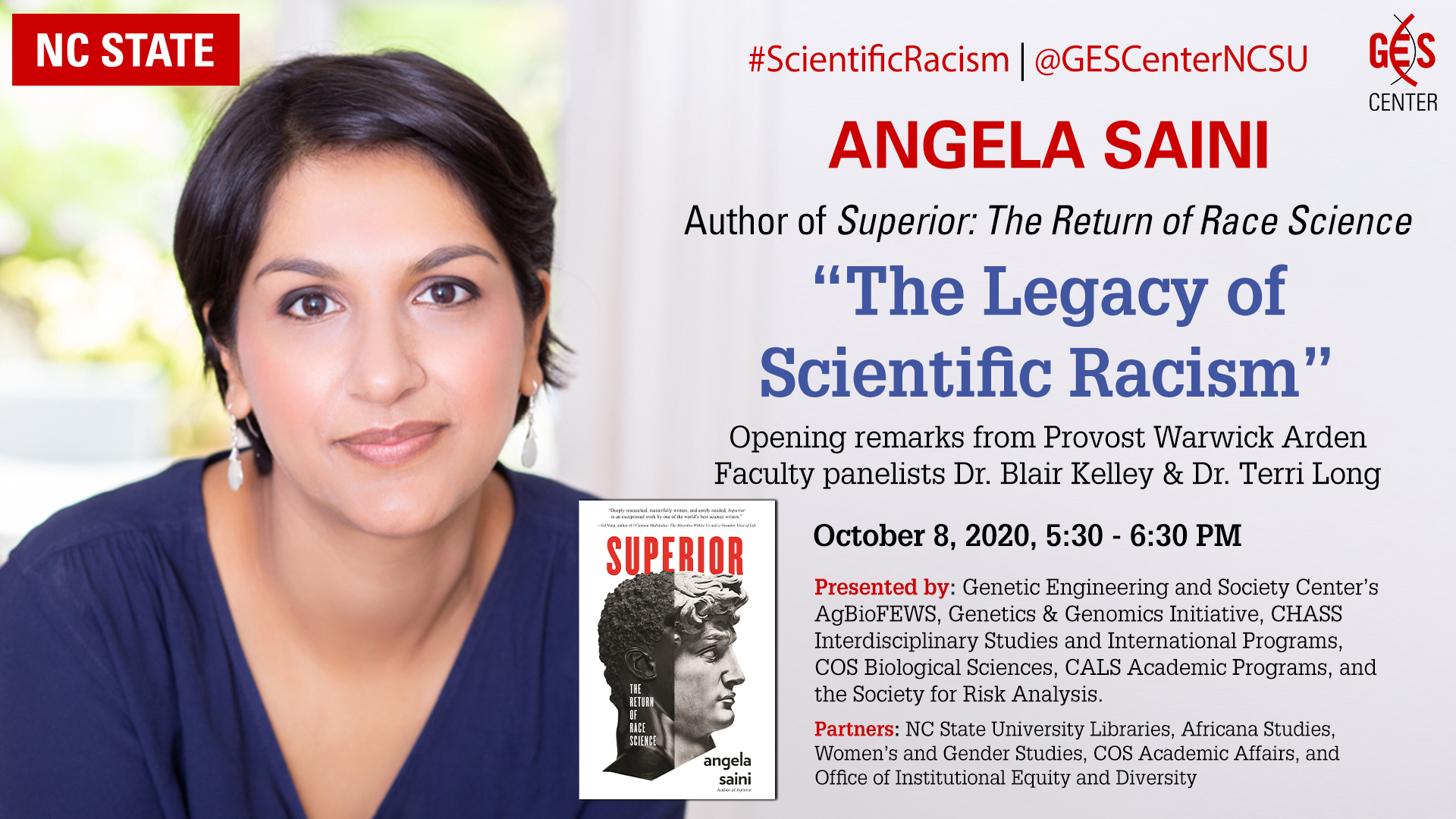 Angela Saini: The Legacy of Scientific Racism : Genetic Engineering and  Society Center
