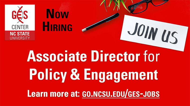 Join Us Hiring-Associate Director for Policy and Engagement. Click for details